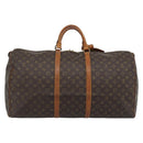 LOUIS VUITTON Monogram Keepall 60 Boston Bag M41422 LV Auth ar14081-3