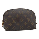LOUIS VUITTON Monogram Pochette Cosmetic PM Cosmetic Pouch M47515 Auth ar14082-1