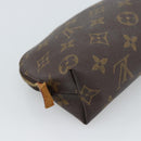 LOUIS VUITTON Monogram Pochette Cosmetic PM Cosmetic Pouch M47515 Auth ar14082-16