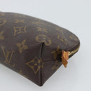 LOUIS VUITTON Monogram Pochette Cosmetic PM Cosmetic Pouch M47515 Auth ar14082-7