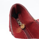 Salvatore Ferragamo Tote Bag Canvas Bordeaux Gold Auth ar14084-14