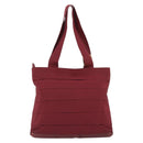 Salvatore Ferragamo Tote Bag Canvas Bordeaux Gold Auth ar14084-3