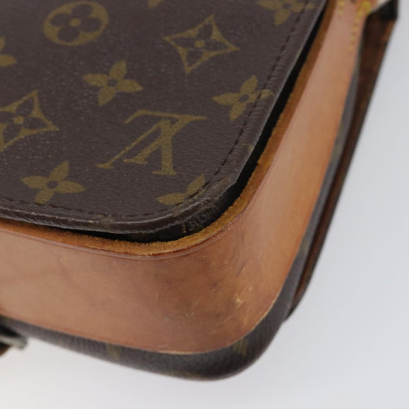 LOUIS VUITTON Monogram Cartouchiere MM Shoulder Bag M51253 LV Auth ar14085
