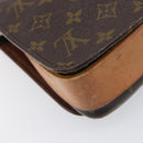 LOUIS VUITTON Monogram Cartouchiere MM Shoulder Bag M51253 LV Auth ar14085-16