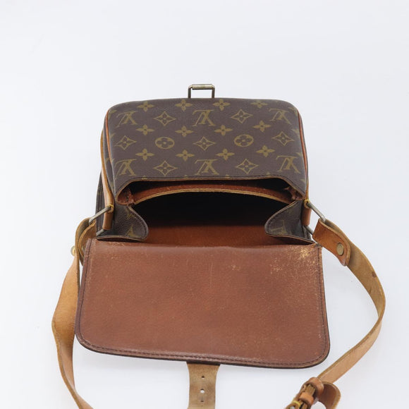 LOUIS VUITTON Monogram Cartouchiere MM Shoulder Bag M51253 LV Auth ar14085
