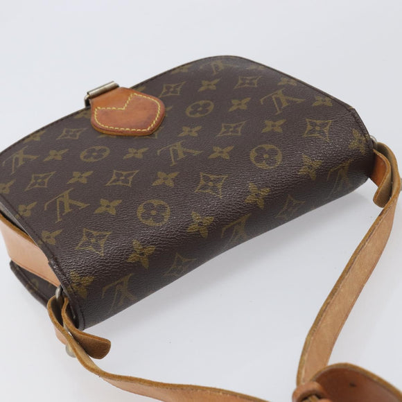 LOUIS VUITTON Monogram Cartouchiere MM Shoulder Bag M51253 LV Auth ar14085