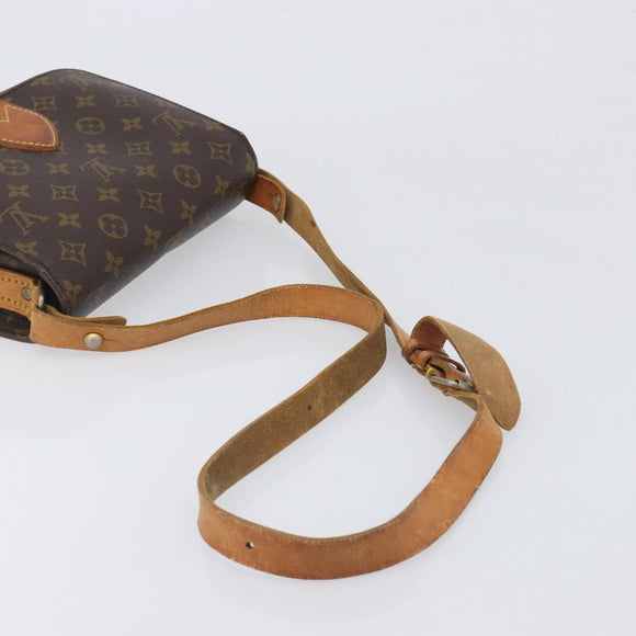 LOUIS VUITTON Monogram Cartouchiere MM Shoulder Bag M51253 LV Auth ar14085