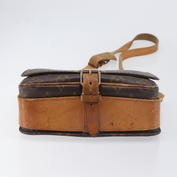 LOUIS VUITTON Monogram Cartouchiere MM Shoulder Bag M51253 LV Auth ar14085