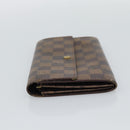 LOUIS VUITTON PRADA Long Wallet Leather PVC 2 Set Black Brown LV Auth ar14087-4