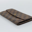 LOUIS VUITTON PRADA Long Wallet Leather PVC 2 Set Black Brown LV Auth ar14087-6