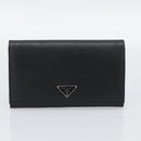 LOUIS VUITTON PRADA Long Wallet Leather PVC 2 Set Black Brown LV Auth ar14087-8