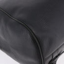 Christian Dior Backpack Leather Black Gold Tone Auth ar14096A-14