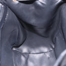 Christian Dior Backpack Leather Black Gold Tone Auth ar14096A-19