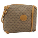 GUCCI Micro GG Shoulder Bag PVC Leather Beige Gold 007 115 0093 Auth ar14097-1