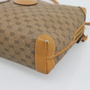 GUCCI Micro GG Shoulder Bag PVC Leather Beige Gold 007 115 0093 Auth ar14097-10
