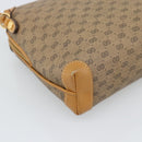 GUCCI Micro GG Shoulder Bag PVC Leather Beige Gold 007 115 0093 Auth ar14097-13