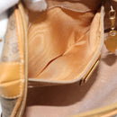 GUCCI Micro GG Shoulder Bag PVC Leather Beige Gold 007 115 0093 Auth ar14097-20