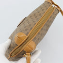 GUCCI Micro GG Shoulder Bag PVC Leather Beige Gold 007 115 0093 Auth ar14097-6