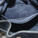 GUCCI GG Supreme Shoulder Bag PVC Leather Navy Gold Tone 41 02 034 Auth ar14100-21