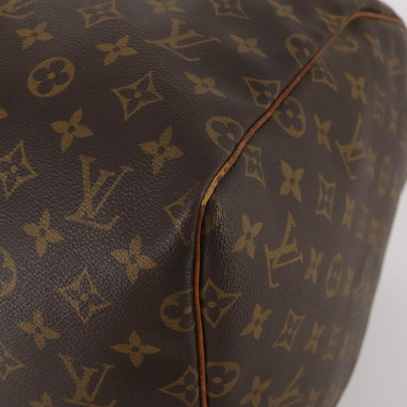 LOUIS VUITTON Monogram Keepall 55 Boston Bag M41424 LV Auth ar14101