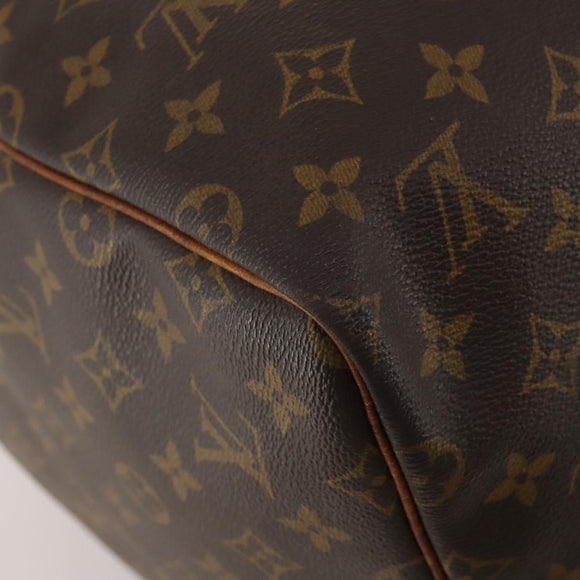 LOUIS VUITTON Monogram Keepall 55 Boston Bag M41424 LV Auth ar14101