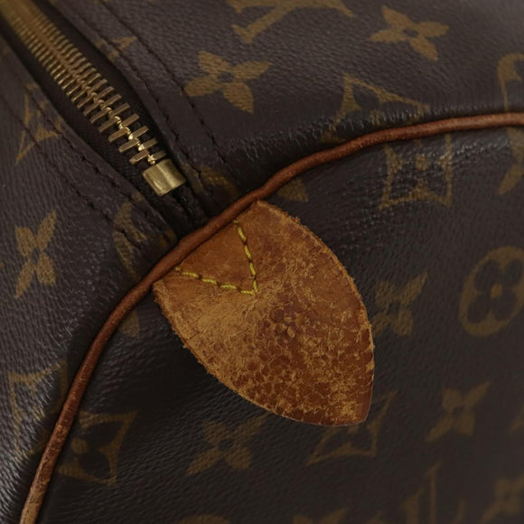 LOUIS VUITTON Monogram Keepall 55 Boston Bag M41424 LV Auth ar14101