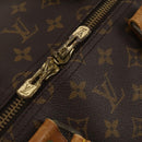 LOUIS VUITTON Monogram Keepall 55 Boston Bag M41424 LV Auth ar14101-10
