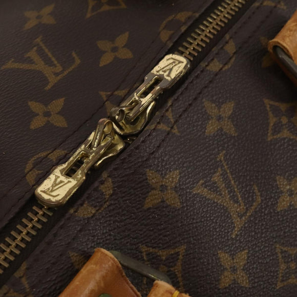 LOUIS VUITTON Monogram Keepall 55 Boston Bag M41424 LV Auth ar14101