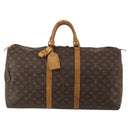 LOUIS VUITTON Monogram Keepall 55 Boston Bag M41424 LV Auth ar14101-13