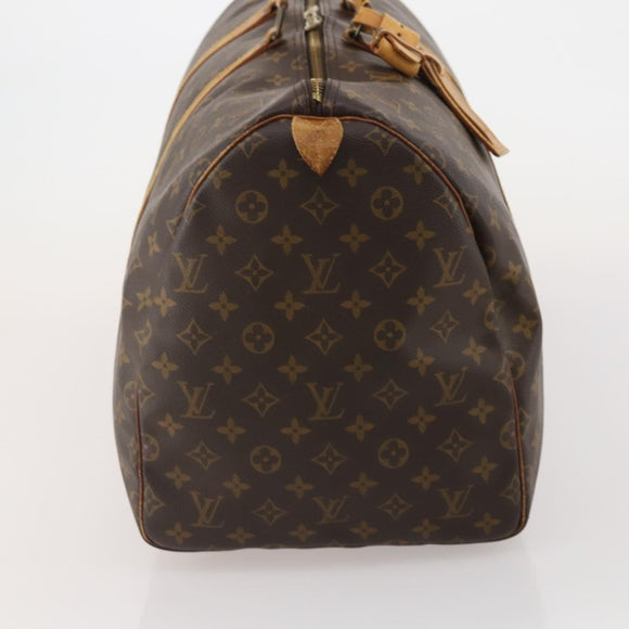 LOUIS VUITTON Monogram Keepall 55 Boston Bag M41424 LV Auth ar14101