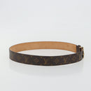 LOUIS VUITTON Monogram Ceinture 1904 Milleneuve Saint-Quatre Belt Auth ar14103-4