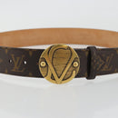 LOUIS VUITTON Monogram Ceinture 1904 Milleneuve Saint-Quatre Belt Auth ar14103-5