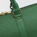 LOUIS VUITTON Epi Keepall 45 Boston Bag Green M42974 LV Auth ar14104A-15
