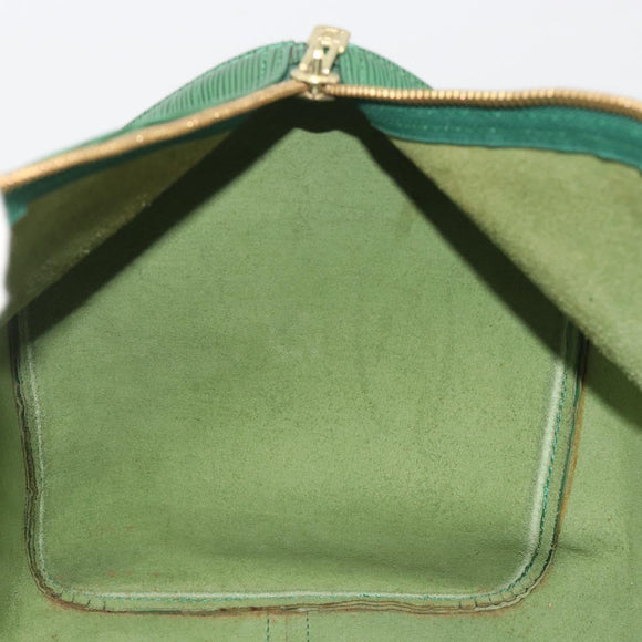 LOUIS VUITTON Epi Keepall 45 Boston Bag Green M42974 LV Auth ar14104A