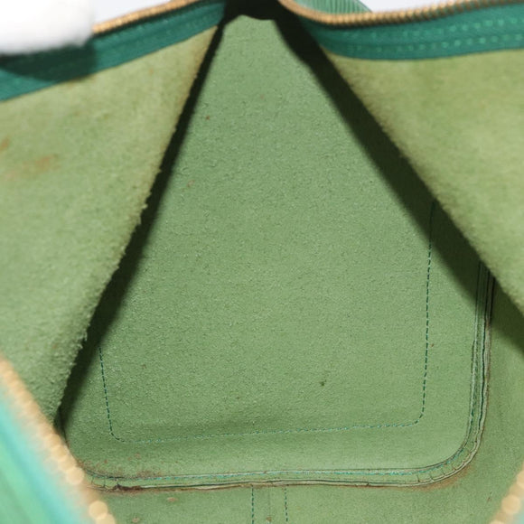 LOUIS VUITTON Epi Keepall 45 Boston Bag Green M42974 LV Auth ar14104A