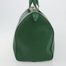 LOUIS VUITTON Epi Keepall 45 Boston Bag Green M42974 LV Auth ar14104A-4