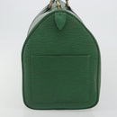 LOUIS VUITTON Epi Keepall 45 Boston Bag Green M42974 LV Auth ar14104A-5