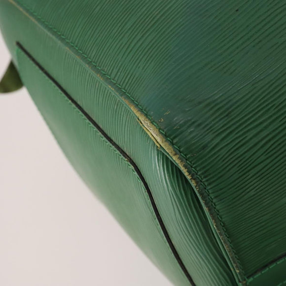 LOUIS VUITTON Epi Keepall 50 Boston Bag Green M42964 LV Auth ar14105