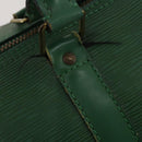 LOUIS VUITTON Epi Keepall 50 Boston Bag Green M42964 LV Auth ar14105-17