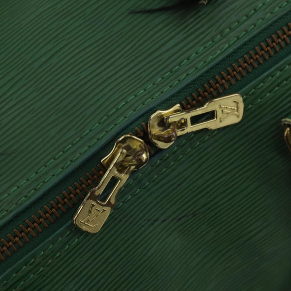 LOUIS VUITTON Epi Keepall 50 Boston Bag Green M42964 LV Auth ar14105