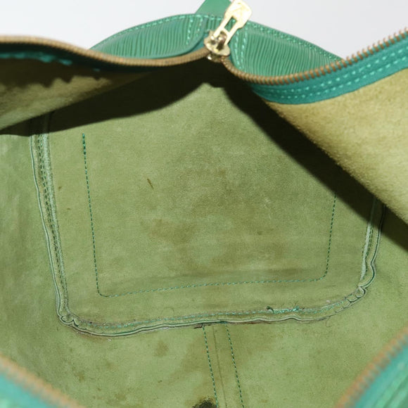 LOUIS VUITTON Epi Keepall 50 Boston Bag Green M42964 LV Auth ar14105