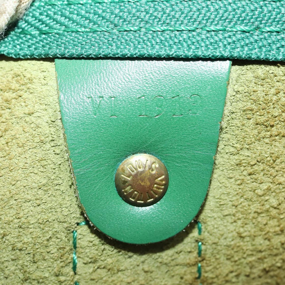 LOUIS VUITTON Epi Keepall 50 Boston Bag Green M42964 LV Auth ar14105