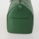 LOUIS VUITTON Epi Keepall 50 Boston Bag Green M42964 LV Auth ar14105-3