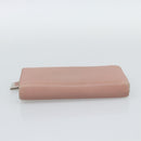 LOUIS VUITTON Portefeuille Comet Long Wallet Leather Pink M63103 LV Auth ar14108-6