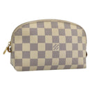 LOUIS VUITTON Damier Azur Pochette Cosmetic PM Pouch N60024 LV Auth ar14113-1