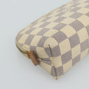 LOUIS VUITTON Damier Azur Pochette Cosmetic PM Pouch N60024 LV Auth ar14113-16