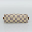 LOUIS VUITTON Damier Azur Pochette Cosmetic PM Pouch N60024 LV Auth ar14113-6