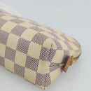 LOUIS VUITTON Damier Azur Pochette Cosmetic PM Pouch N60024 LV Auth ar14113-7