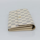 LOUIS VUITTON Damier Azur Portefeuille Sarah Long Wallet N63208 LV Auth ar14114-4