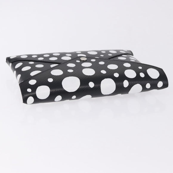 LOUIS VUITTON LVxYK Epi Pochette Kirigami Black White M81959 LV Auth ar14119M